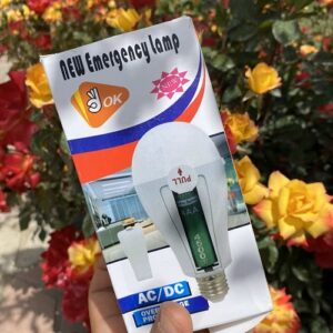لامپ شارژی اضطراری ۲۰ وات با باتری ۱۰ هزار نوردهی فوق العاده